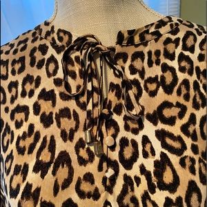 Leopard print Chicos dress size 1 ( Missy size 8/M).